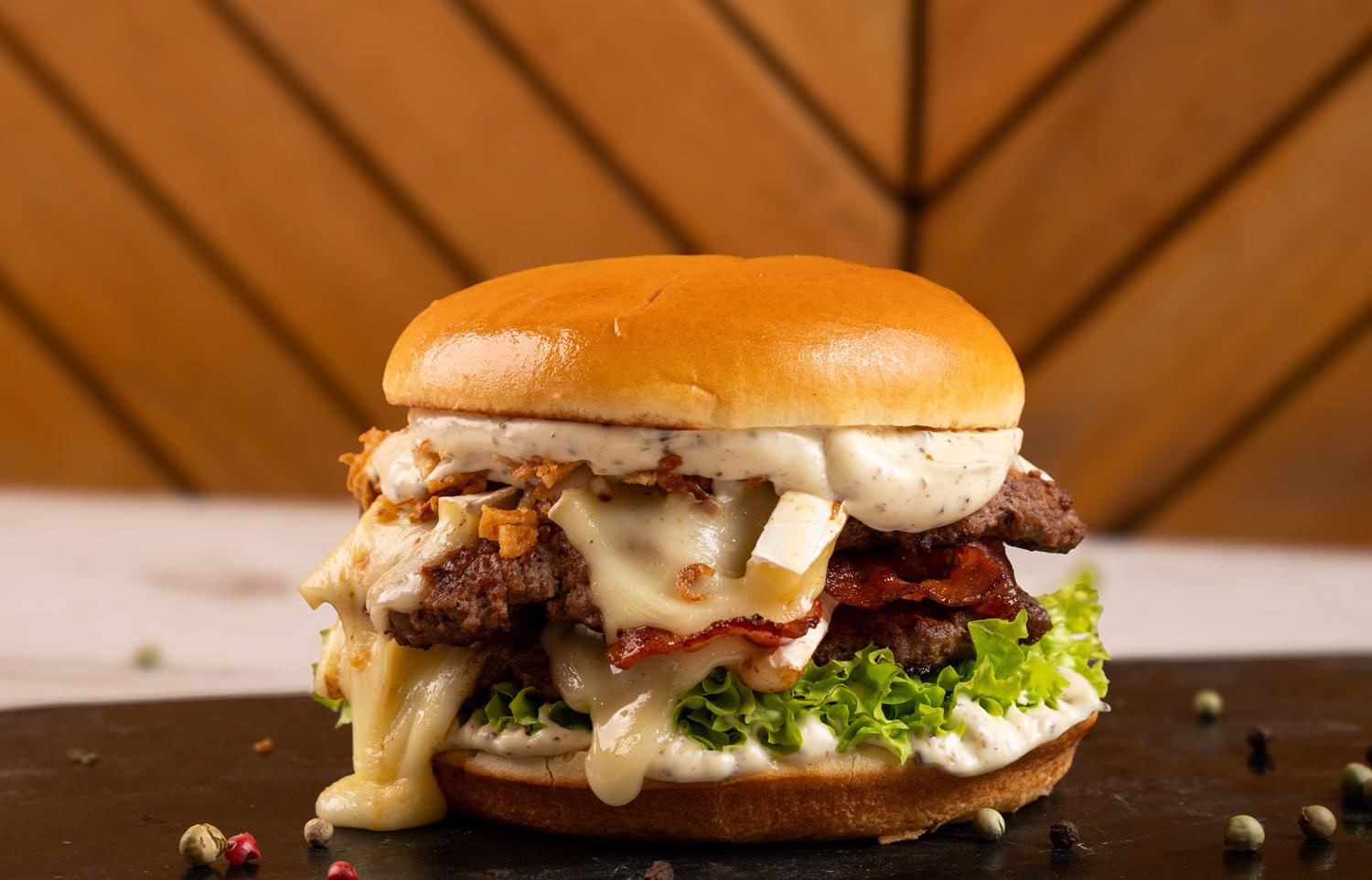 Gourmet Double Smash Burger