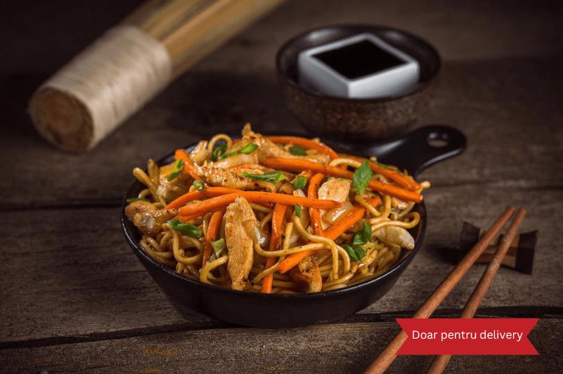 Noodles with chicken